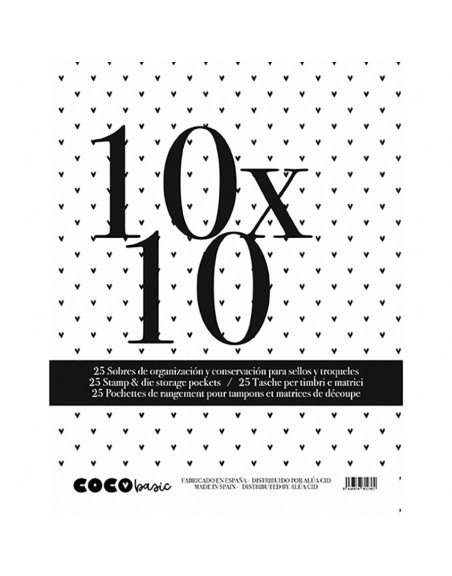 10x10cm organization envelopes