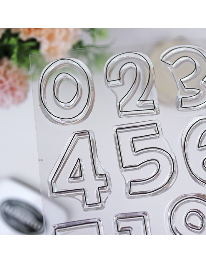 123 Brady clear stamps set | Alúa Cid