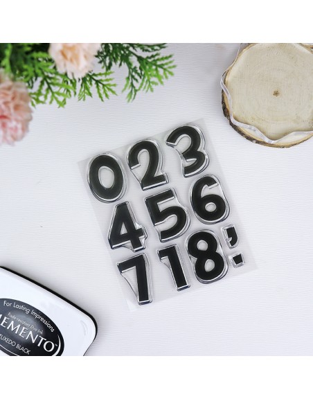 123 Bunch clear stamps set | Alúa Cid