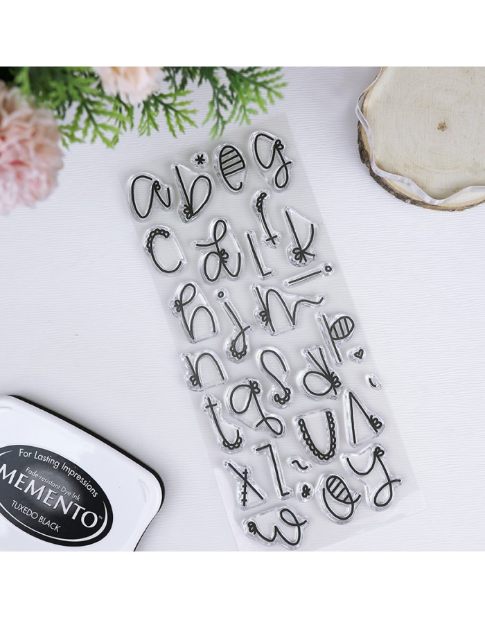 ARI ABC minúsculas clear stamps set |...