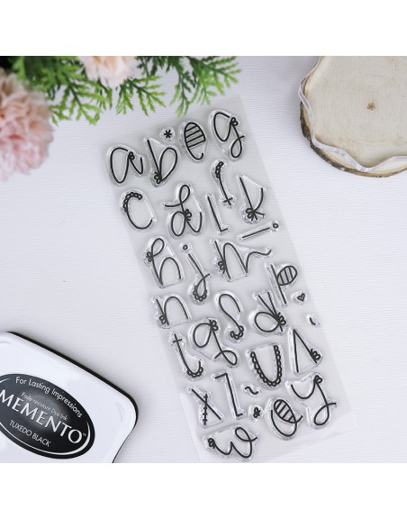 ARI ABC minúsculas clear stamps set | Alúa Cid