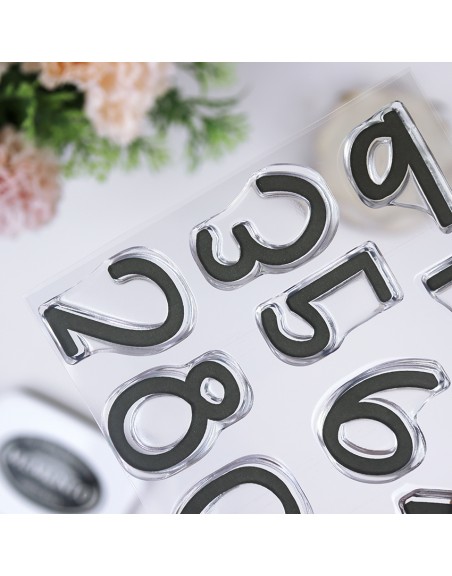 123 Candy clear stamps set | Alúa Cid