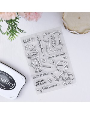 Little warrior clear stamp | Alúa Cid