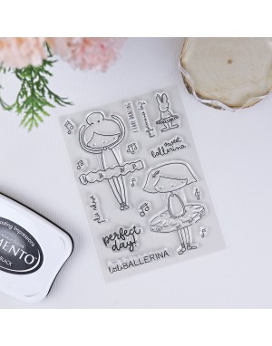 Swan Lake ENGLISH clear stamps set | Alúa Cid