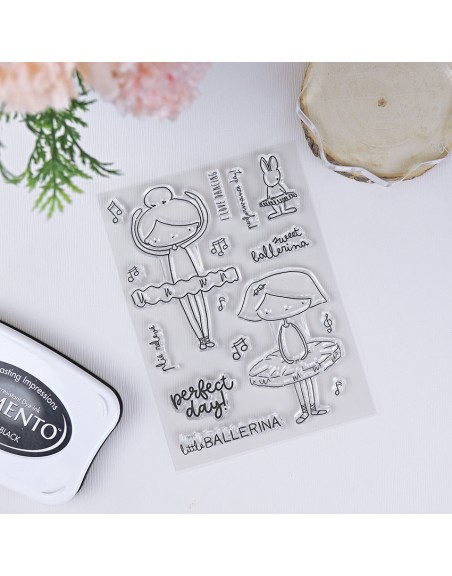 Swan Lake ENGLISH clear stamps set | Alúa Cid
