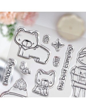 Stamp set 'The best camping' by Alúa Cid 2