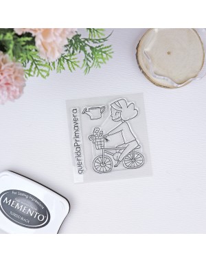 Querida primavera clear stamps set | Alúa Cid