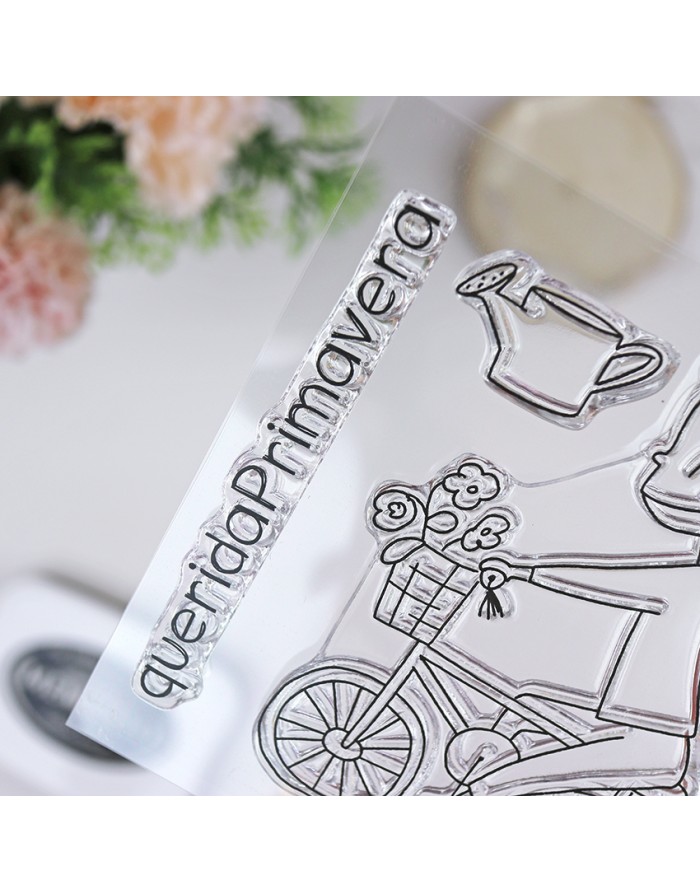 Querida primavera clear stamps set |...