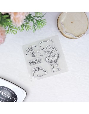 Querido verano clear stamps set | Alúa Cid