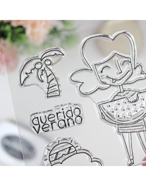 Querido verano clear stamps set | Alúa Cid 2