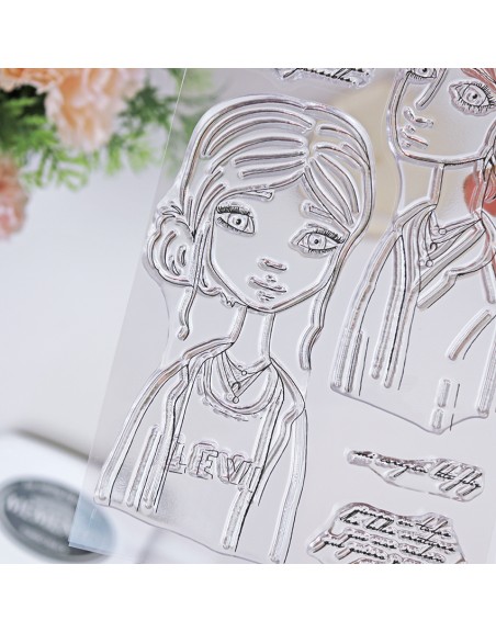 Querido Planeta clear stamps set | Alúa Cid