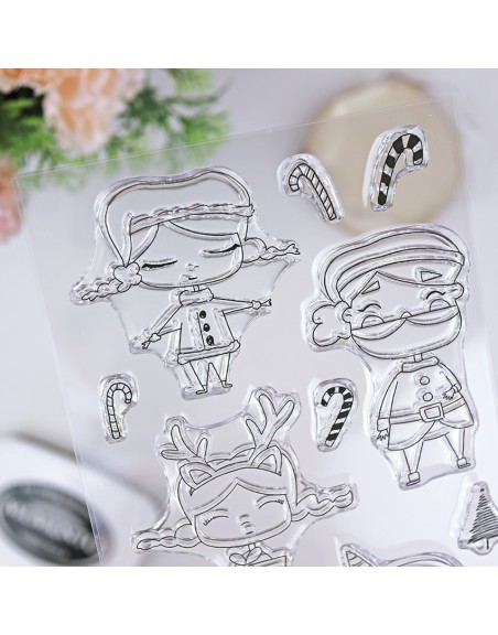 Nadal XL clear stamps set | Alúa Cid