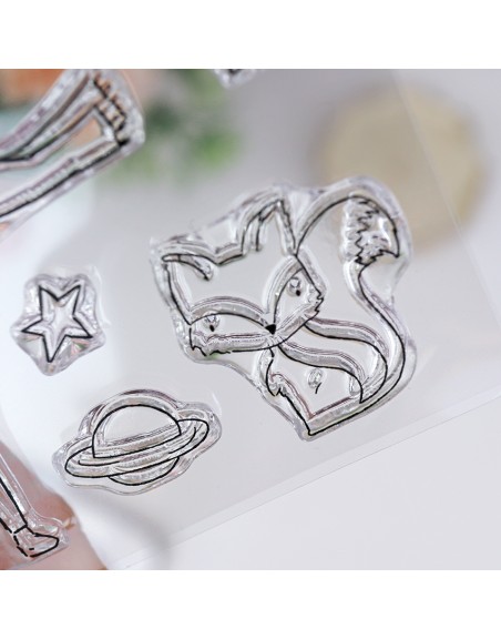 Único en el mundo clear stamps set | Alúa Cid