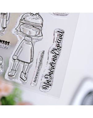 Polar ENGLISH clear stamps set | Alúa Cid 2