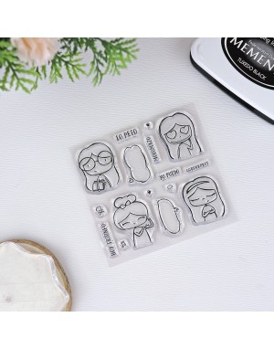 Molomazo clear stamps set | Alúa Cid