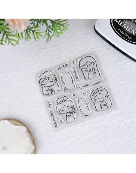 Molomazo clear stamps set | Alúa Cid