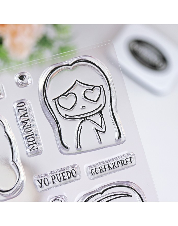 Molomazo clear stamps set | Alúa Cid
