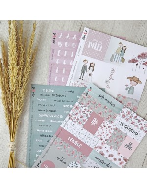 Sí quiero set of 4 stickers sheets | Alúa Cid