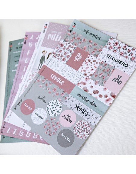Sí quiero stickers set | Alúa Cid design