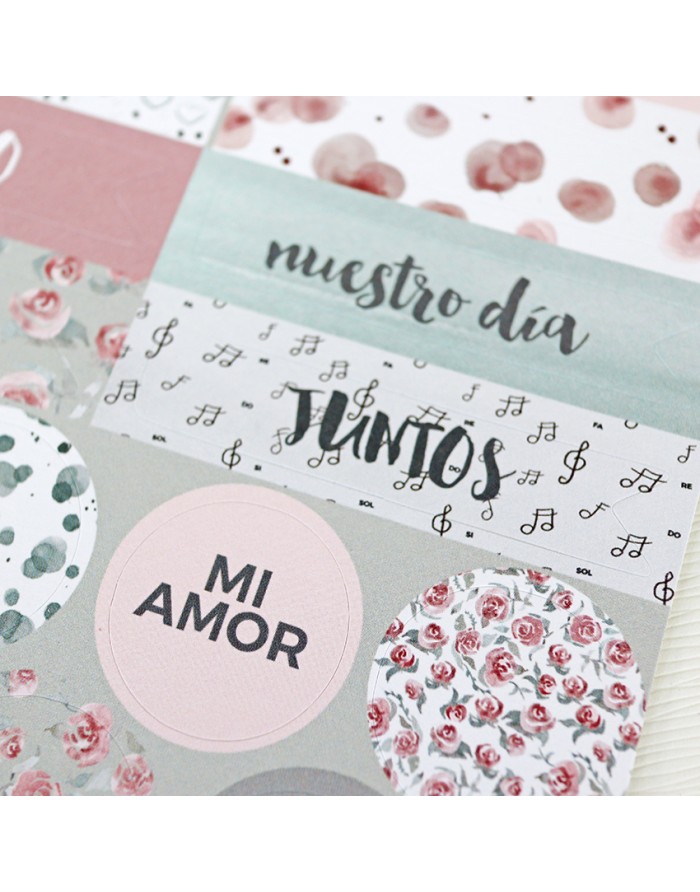 Sí quiero stickers set | Alúa Cid design