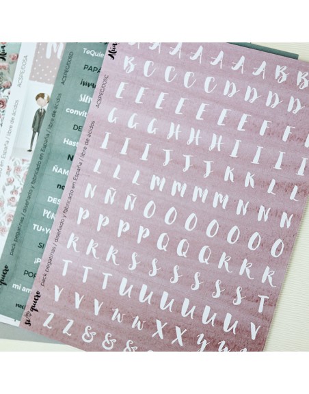 Sí quiero stickers set | Alúa Cid design