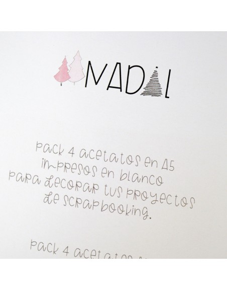 Pack 4 pieces acetate Nadal