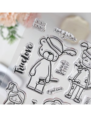 Stamp set 'Be brave' by Alúa Cid 2