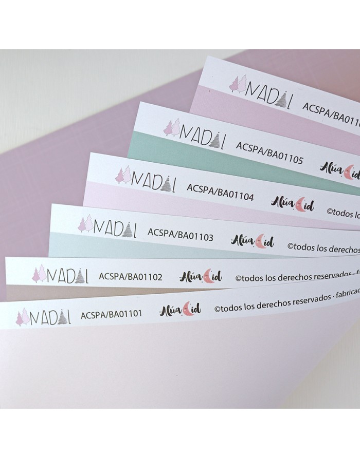 Nadal solid papers kit | Alúa Cid design