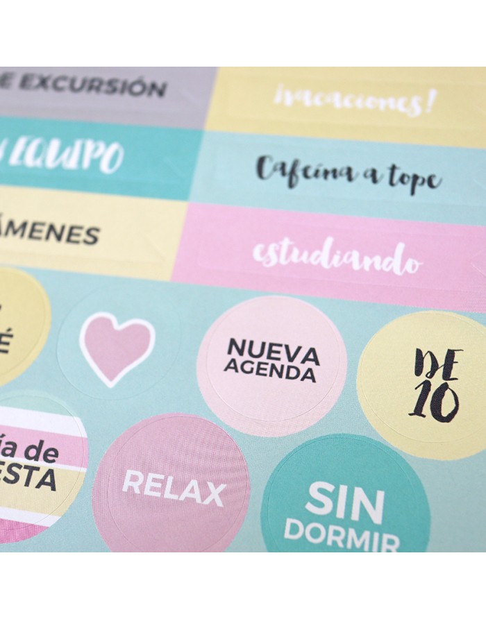 Set of 4 Stickers Sheet, A.Cid, Todo...