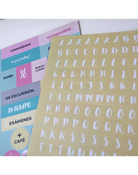 Set of 4 Stickers Sheet, A.Cid, Todo lo que me proponga