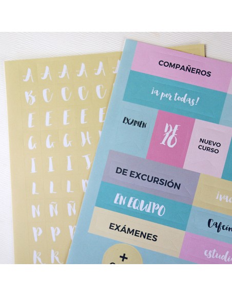 Todo lo que me proponga set of 4 stickers sheets | Alúa Cid