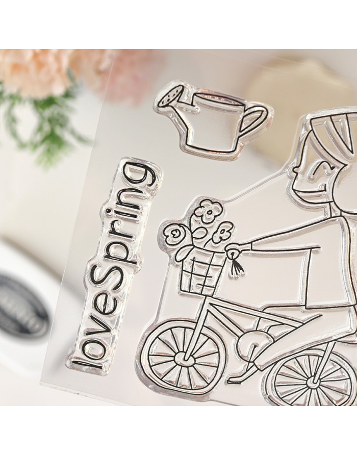 Stamp 'Love spring' - Picnic Stamp 'Love spring' - Picnic