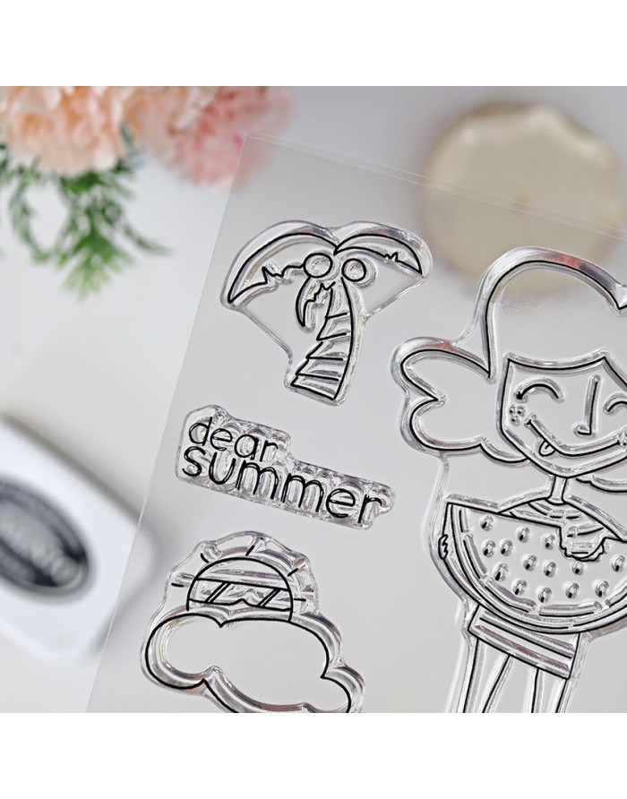 Stamp 'Dear summer' - Picnic Stamp 'Dear summer' - Picnic