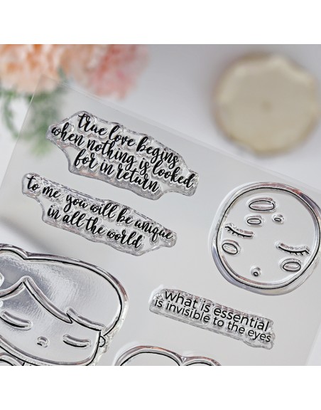 Unique ENGLISH clear stamps set | Alúa Cid