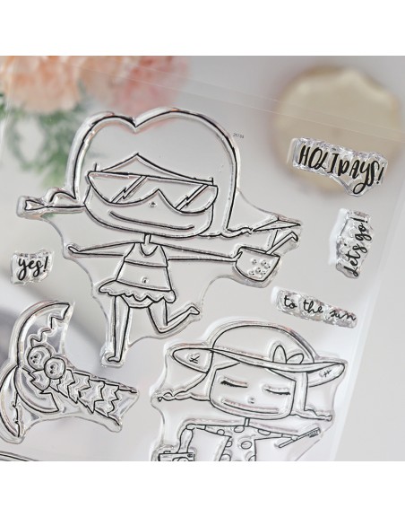 Holidays 2 ENGLISH clear stamps set | Alúa Cid