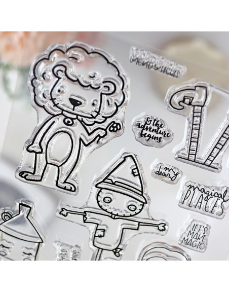 Wicked witches ENGLISH clear stamps set | Alúa Cid