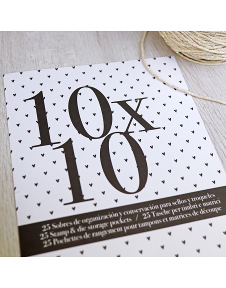 10x10cm organization envelopes