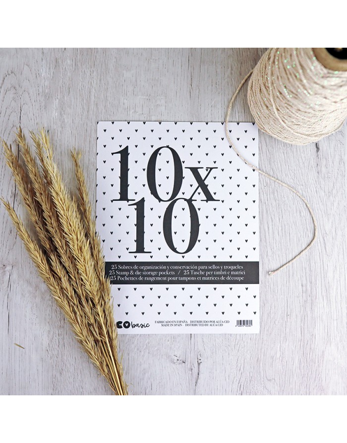 10x10cm organization envelopes