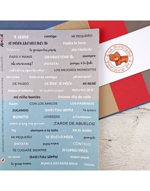 Set of 4 Stickers Sheet, A.Cid, A la montaña 2