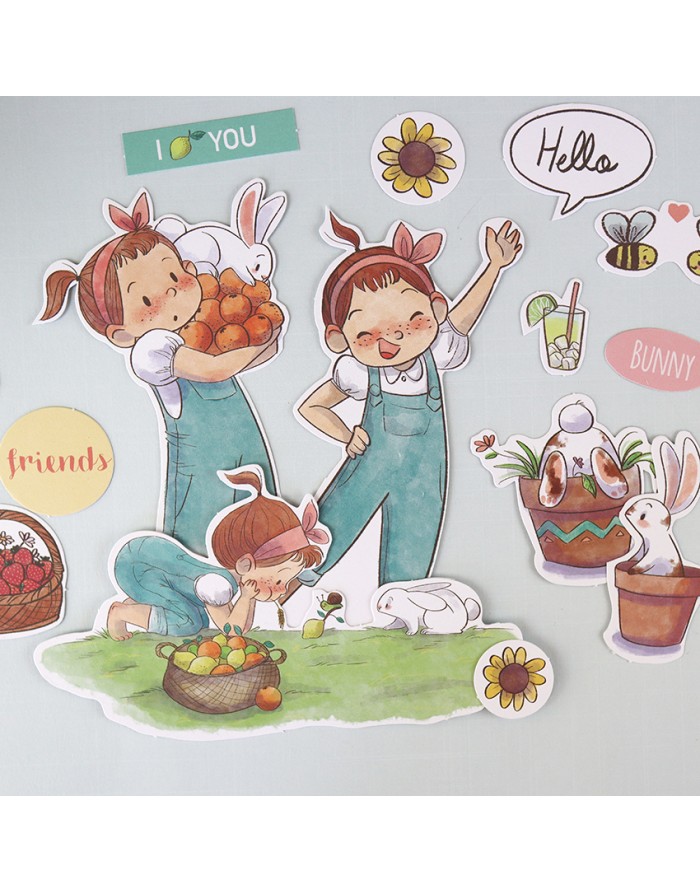 Lemon Pie die-cuts sheet | Garbancita Alicia