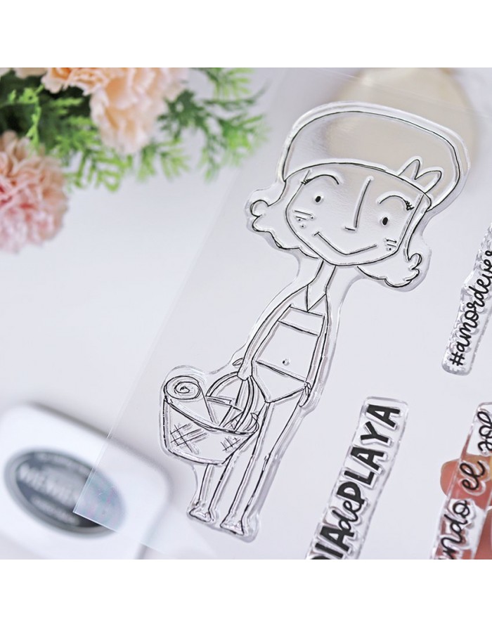 Aniverano clear stamps set | Alúa Cid