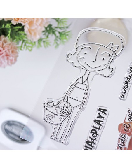 Aniverano clear stamps set | Alúa Cid