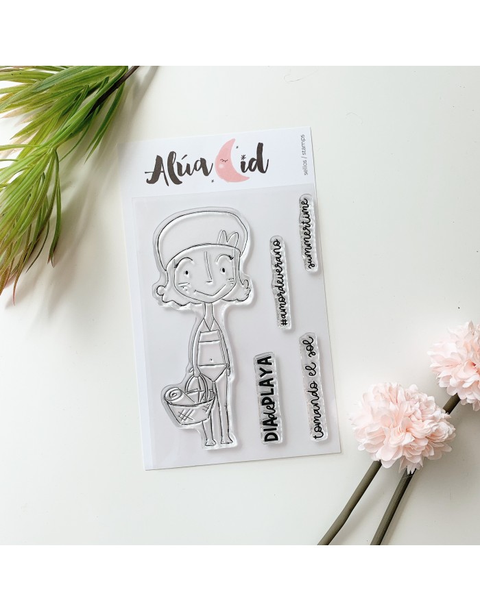 Aniverano clear stamps set | Alúa Cid