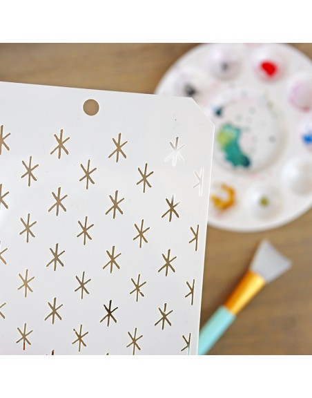 Nieve Mazapán stencil | Alúa Cid design