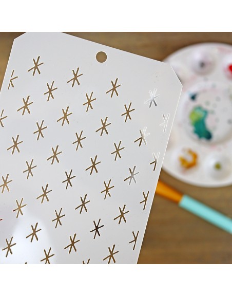 Nieve Mazapán stencil | Alúa Cid design