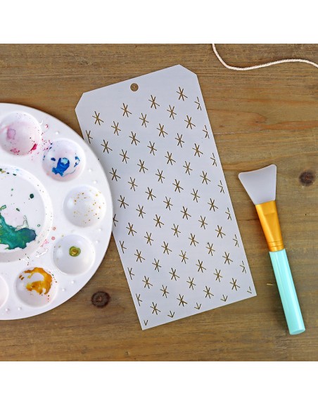 Snow stencil - 'Mazapán'