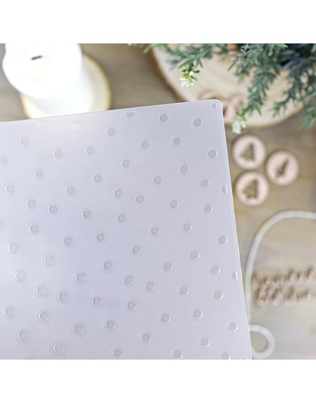 Dots embossing folder - 'Mazapán'