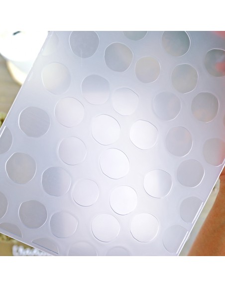 Large Dots embossing folder - 'Mazapán'