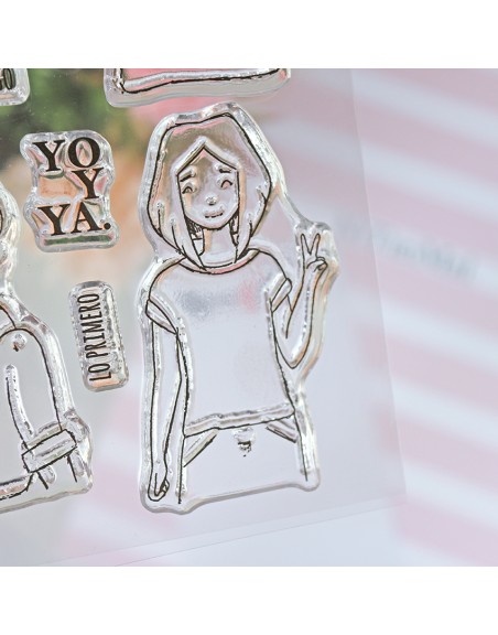 Yo y ya clear stamps set | Alúa Cid