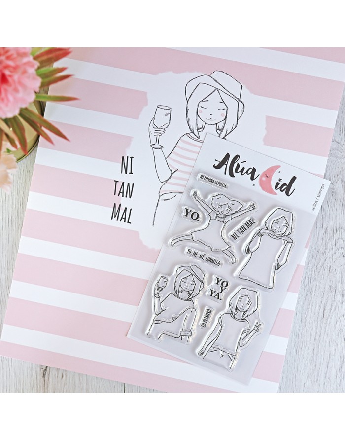 Yo y ya clear stamps set | Alúa Cid